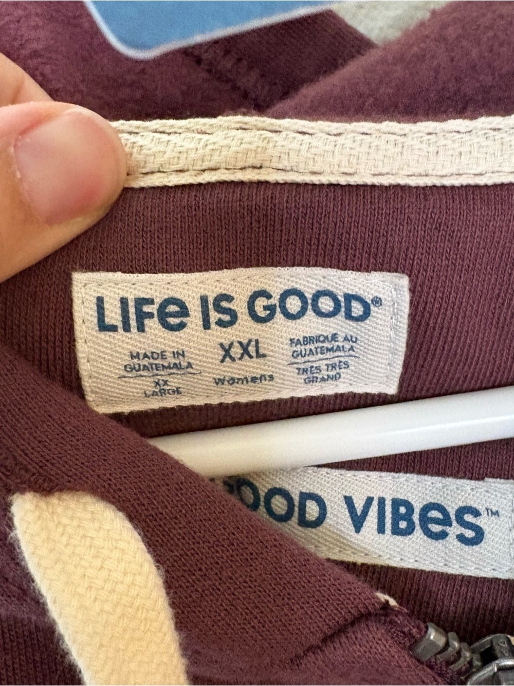 Life is Good Mid-Weight Zip Up Hoodie XXL Here Comes the Sun - Picture 4 of 11